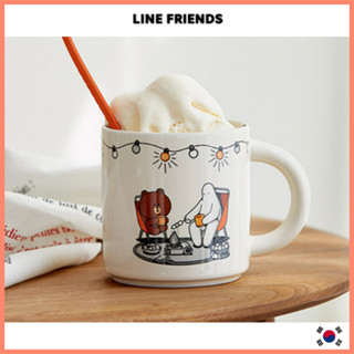 [line Friends] Mr.Donothing Mug Cup 355ml line friends brown ไลน์เฟรนด์ หมีบราวน์