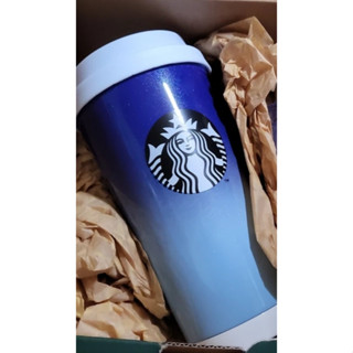 Starbucks Korea Elma Tumbler แก้วน้ํา สีฟ้า แฟชั่นฤดูร้อน 2021 473 มล.