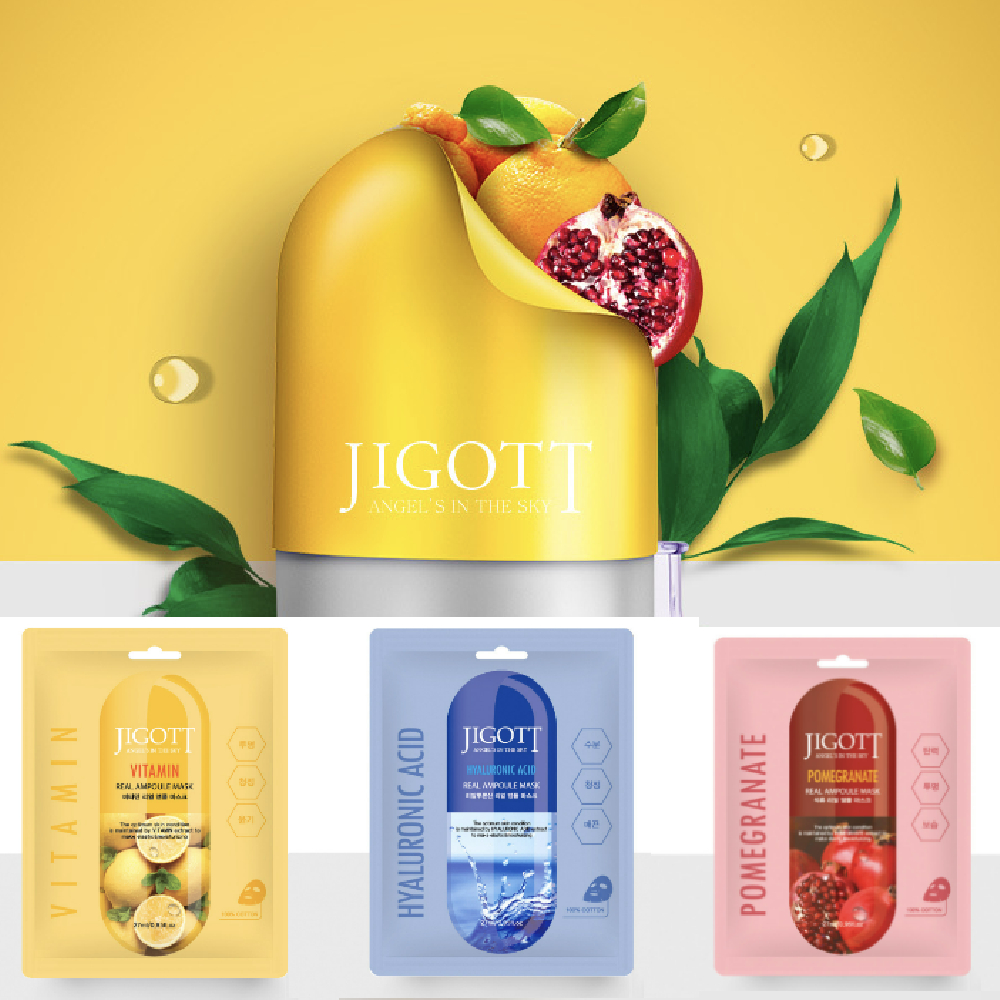 Jigott Real Ample Mask Pack จากเกาหลี 10ea