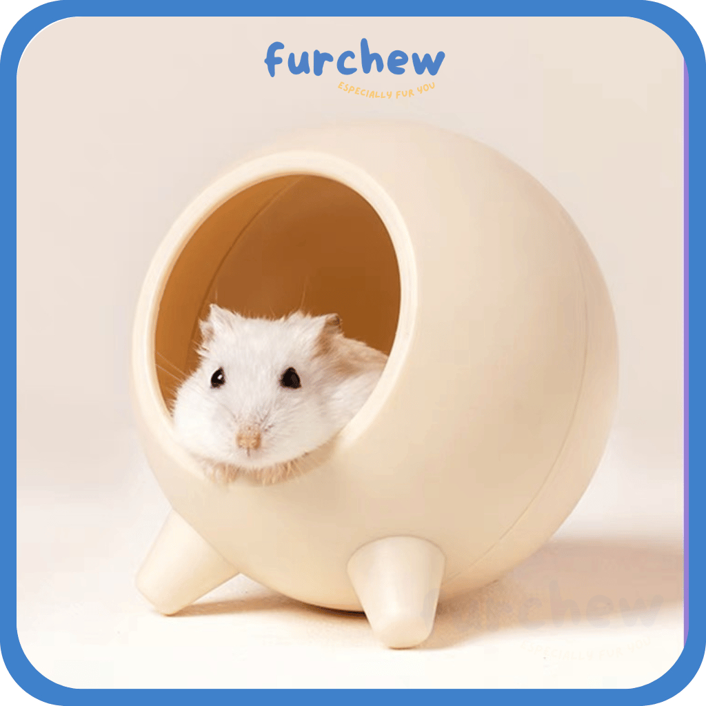 [SG] Hamster Pet Semi-Closed Sphere Hideout House Nest Bed Accessories - สําหรับสัตว์เลี้ยงขนาดเล็ก