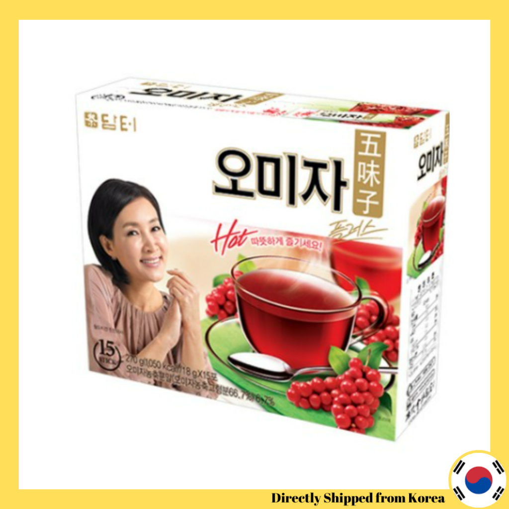 [Damtuh] Omija Plus Fruit Schisandra Berry Five Tastes ชาร้อน (18 กรัม X15 ซอง)