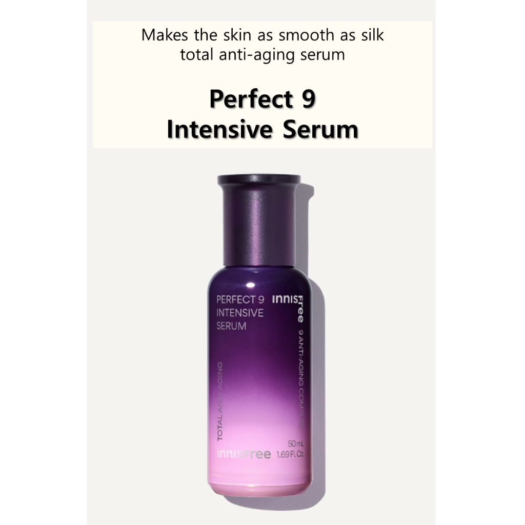 อินนิสฟรี เพอร์เฟค 9 อินเทนซีฟ เซรั่ม / innisfree Perfect 9 Intensive Serum 50mL (2023 AD) ราคา ถูกที่สุด ดีลบีเคเค แกลเลอรีภาพที่ 4