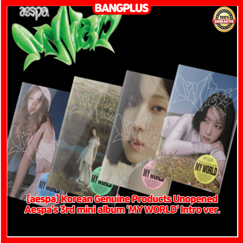 [aespa] อัลบั้ม Aespa's 3rd 'MY WORLD' Intro ver. ของแท้จากเกาหลี
