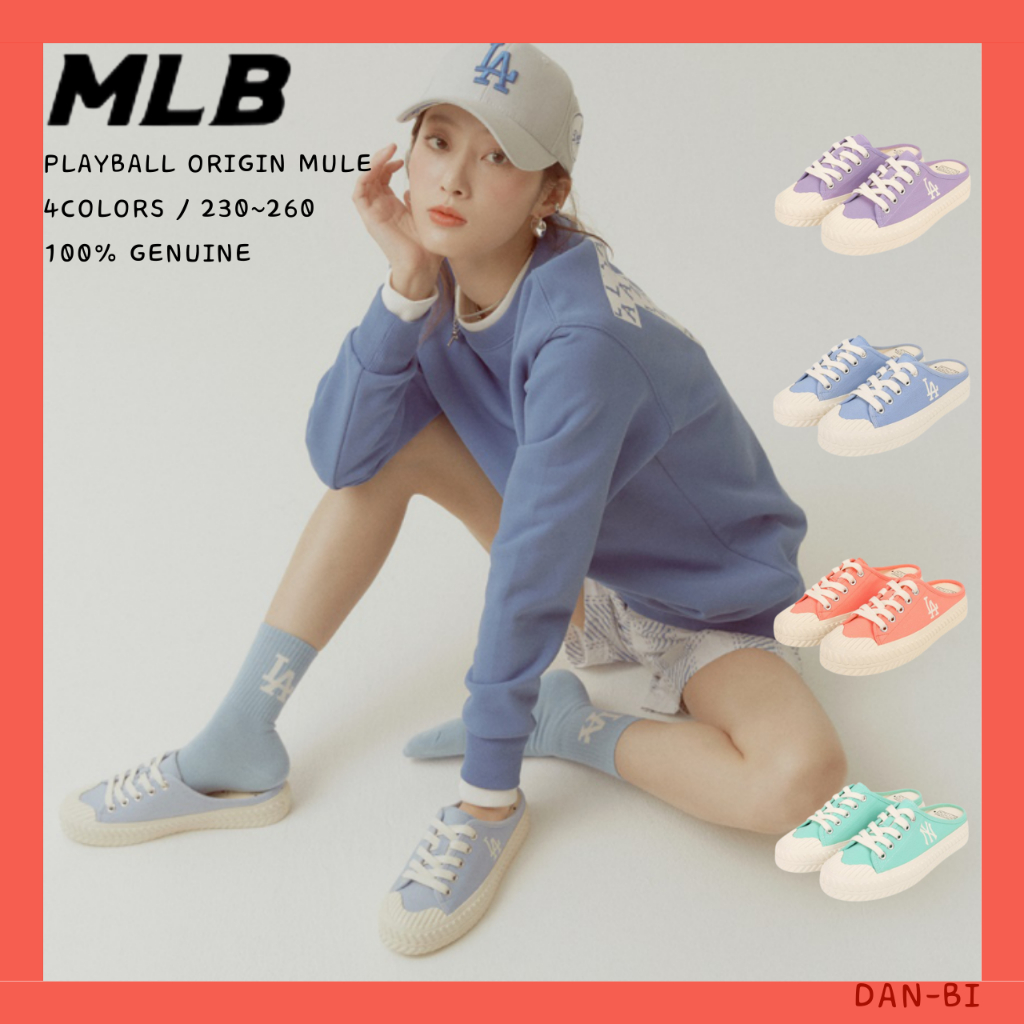 [MLB] Playball ORIGIN MULE 4COLORS 230~260 / รองเท้าผู้หญิง ของแท้ 100%
