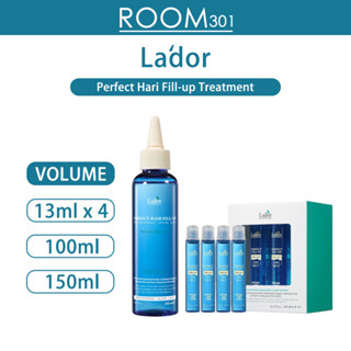 [Lador] Lador Perfect Hair FILL-UP Blue Bottle Ampoule (เอสเซ้นส์บํารุงเส้นผม สูตรเข้มข้น 13 มล. x 4 มล. 100 มล. 150 มล.)