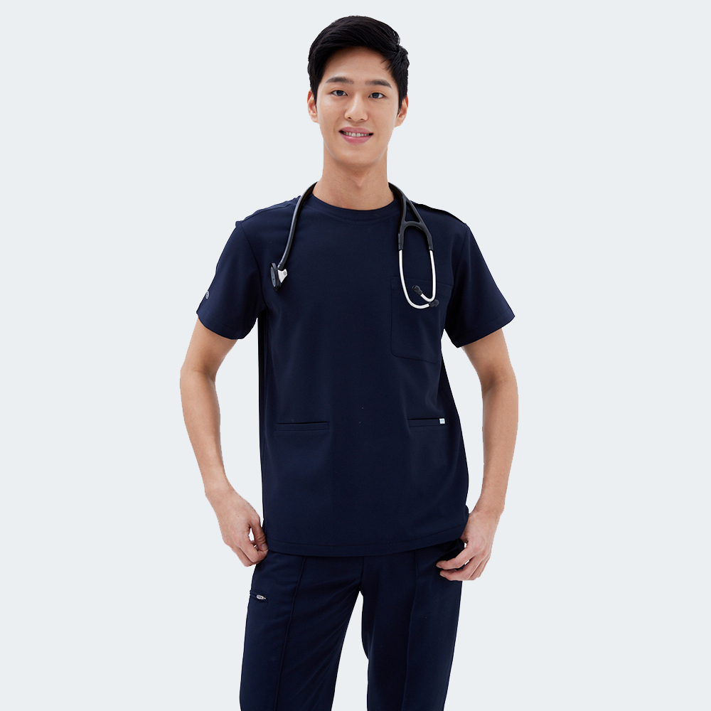 Aepion GALEN เสื้อคอกลม เครื่องแบบกองทัพเรือ สําหรับผู้ชาย