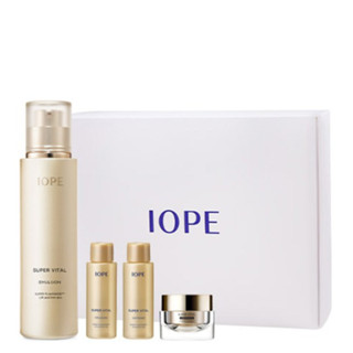 Iope Super Vital Emulsion 5.07 fl.oz / 150ml Set - ผลิตภัณฑ์ปรับผ้านุ่ม ซูเปอร์ไวทัล 18 มล. + ซูเปอร์ไวทัลอิมัลชั่น 18 มล. + ซูเปอร์ไวทัลครีมริช 14 มล.