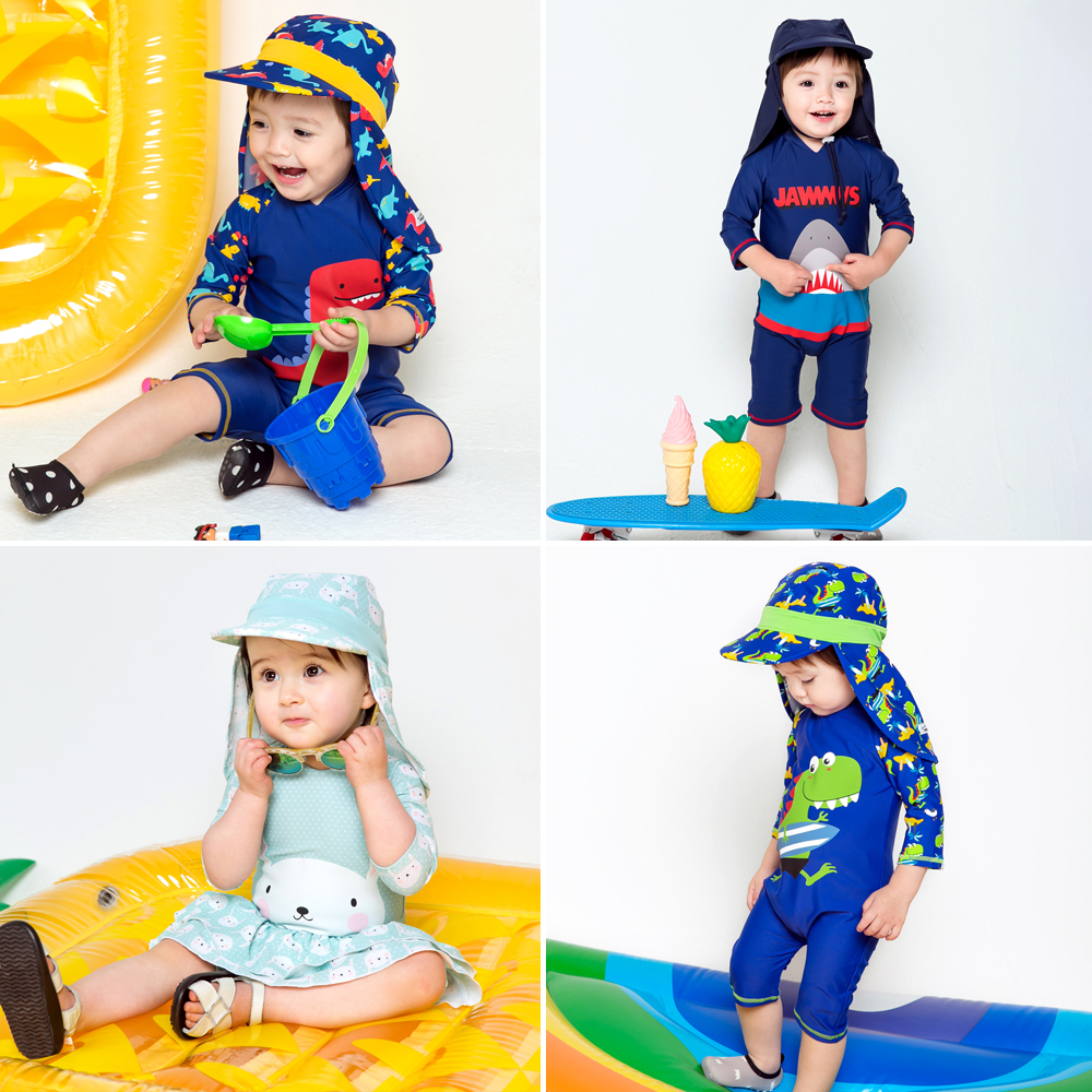 [KOREA Vaenait Baby] ชุดว่ายน้ําวันพีช UPF 50+ ป้องกันแดด สําหรับเด็กทารกผู้หญิง 0-24 เดือน ราคา ถูกที่สุด ดีลบีเคเค แกลเลอรีภาพที่ 3