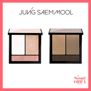 [Jung Saem Mool] Artist Face Palette 2 Types Highlighter Contour พาเลทคอนทัวร์ พาเลทไฮไลท์ พาเลตต์อายแชโดว์ กลิตเตอร์ พาเลทคอนซีลเลอร์ Glitter Pearly Shades Eye Shadow Makeup Base Cover Gloss Matte K Palette Jungsaemmool