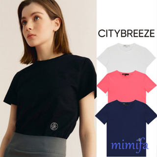 เสื้อยืด แขนสั้น ปักลายโลโก้ CITY BREEZE MINI