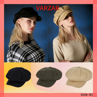 [VARZAR] ป้ายก้างปลา หมวกเด็กข่าว สีเบจ / ฟรีไซซ์ 3 สี / ซ่อนสายตา / เอฟเฟกต์รูปลักษณ์เล็ก / ทุกวัน / สไตล์เกาหลี