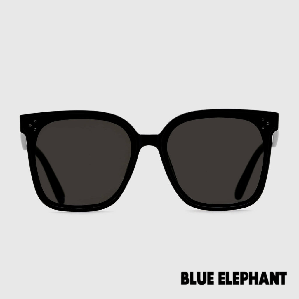 [BLUE Elephant] ใหม่ SINATRA สีดํา เก๋ แฟชั่น ป้องกันรังสียูวี แว่นตา | ส่งตรงจากเกาหลี ของแท้ 100% | แว่นตากันแดด ทรงสี่เหลี่ยมผืนผ้า สไตล์ Unisex