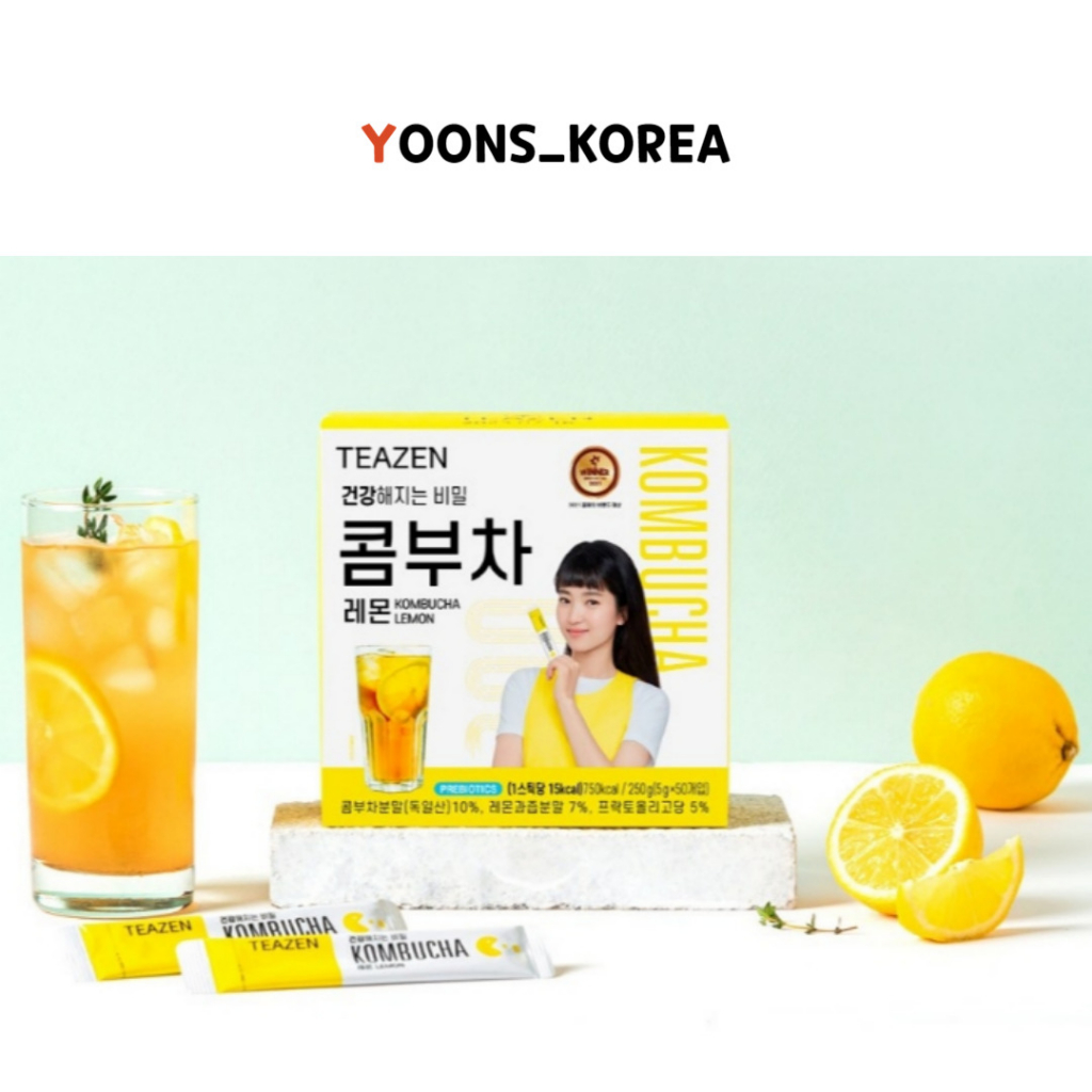 [TEAZEN] Kombucha Lemon 10 / 30 / 50 ซอง (BTS Loves)_จากเกาหลี