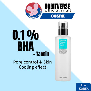 [COSRX] Two in One Poreless Power Liquid 100 มล. จากเกาหลี / 0.1% ของ BHA + Tannin / Pore control &amp; Skin Cooling effect