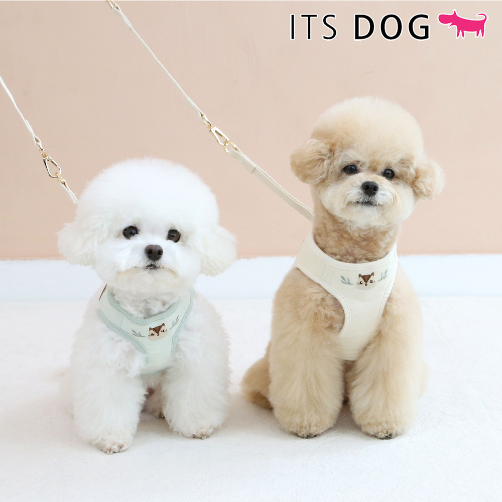 [DOG Harness MADE IN KOREA] ITSDOG ชุดสายรัด ดารามิ ออร์แกนิก (2 สี 3 ขนาด)