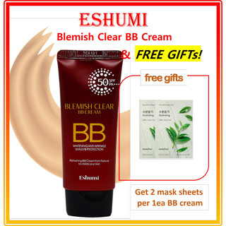 Eshumi Blemish Clear บีบีครีม ของขวัญฟรี★ Innisfree Energy Mask X 2EA)