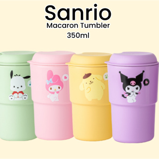 [Sanrio] แก้วน้ํา สีมาการอง Sanrio 350 มล.