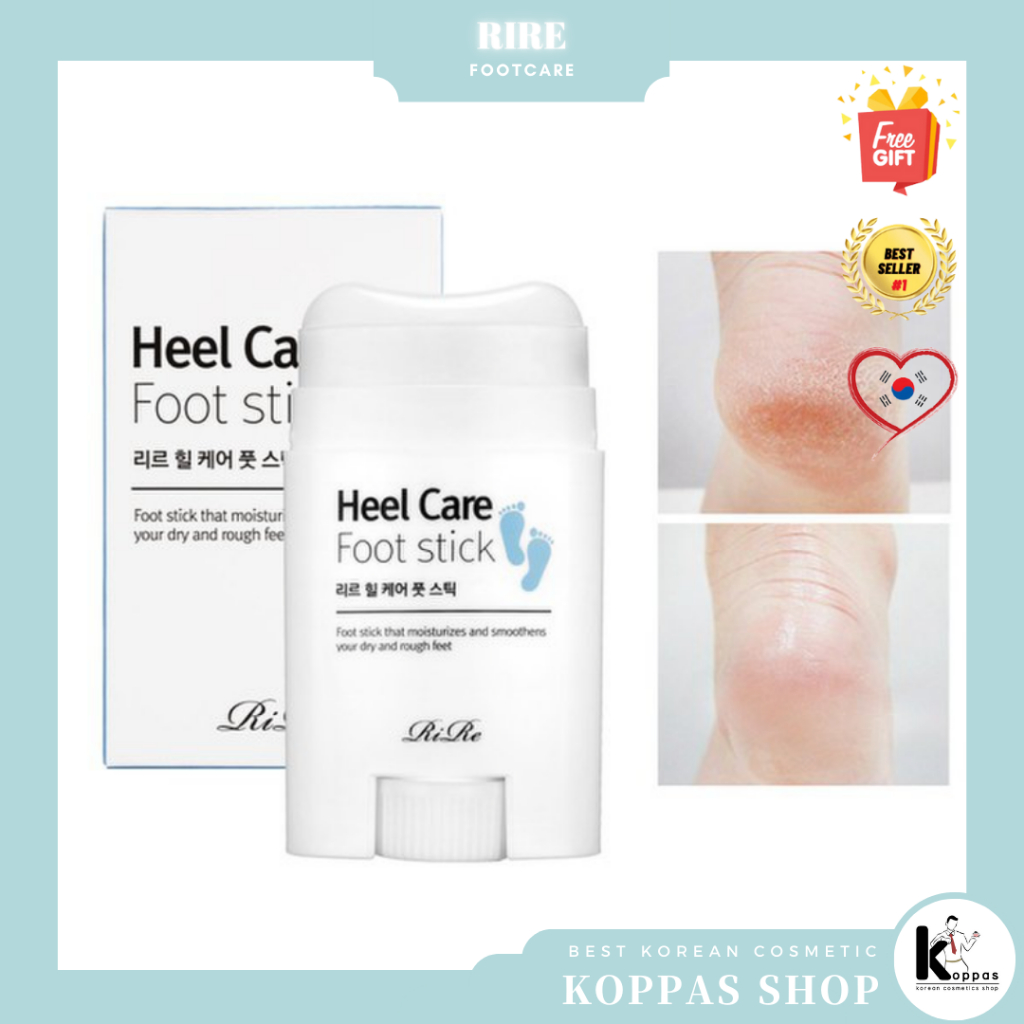 [RIRE] Heel Care Foot Stick ผลิตภัณฑ์ดูแลส้นเท้า 22 กรัม (1+1)
