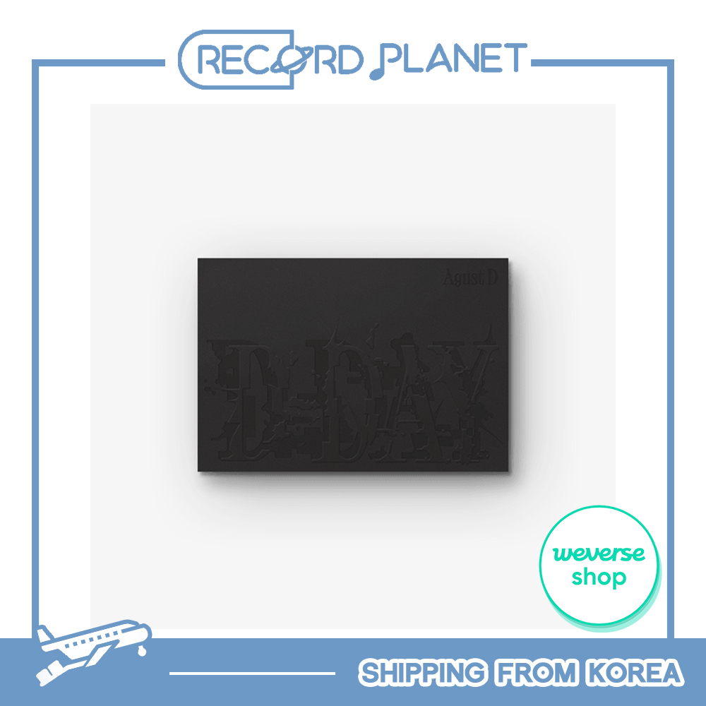 [POB] Agust D (BTS SUGA) -  'D-DAY' (Weverse Albums ver.) + FREE GIFT