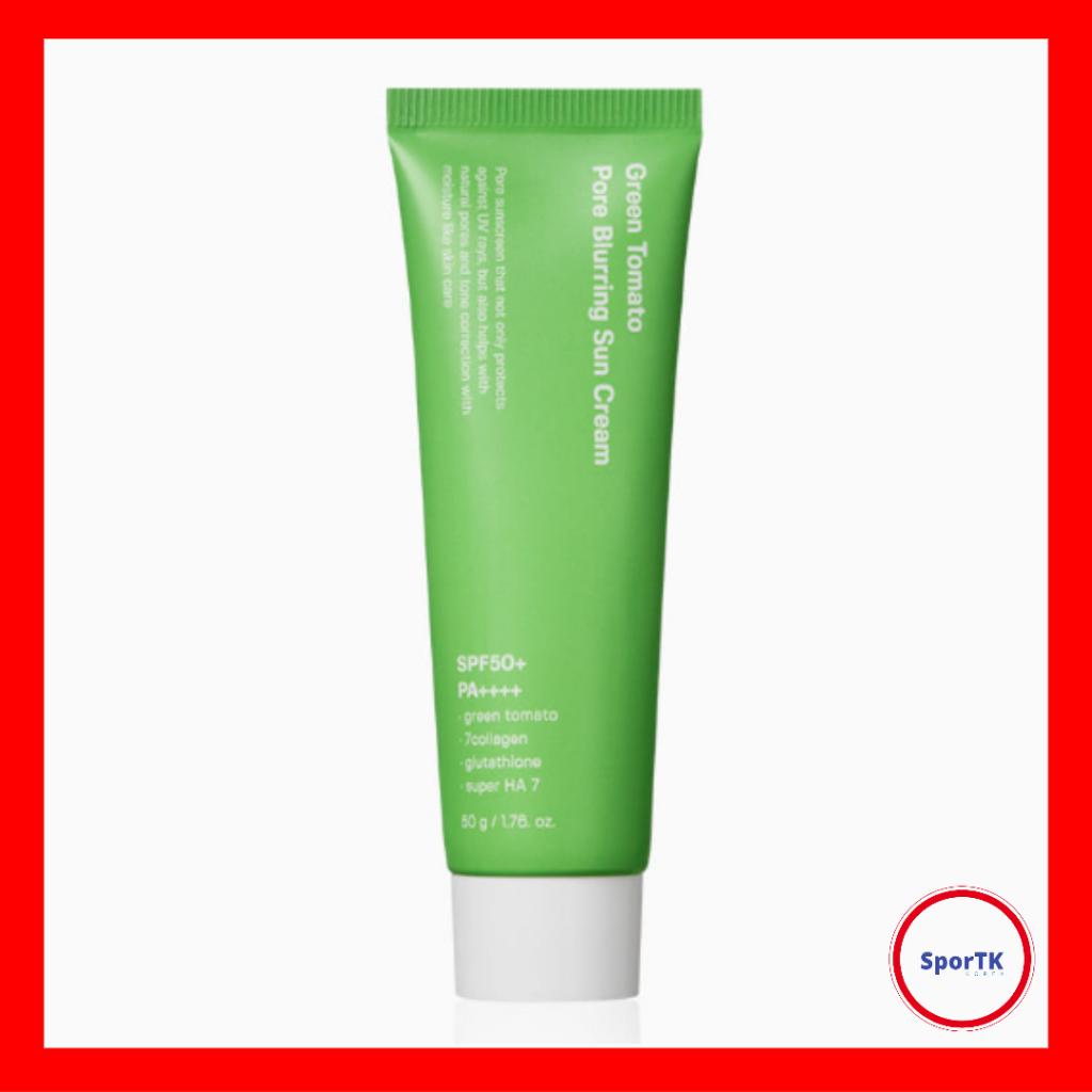 Sungboon EDITOR Green Tomato Pore Blurring Sun Cream 50g SPF50+ / ครีมกันแดด