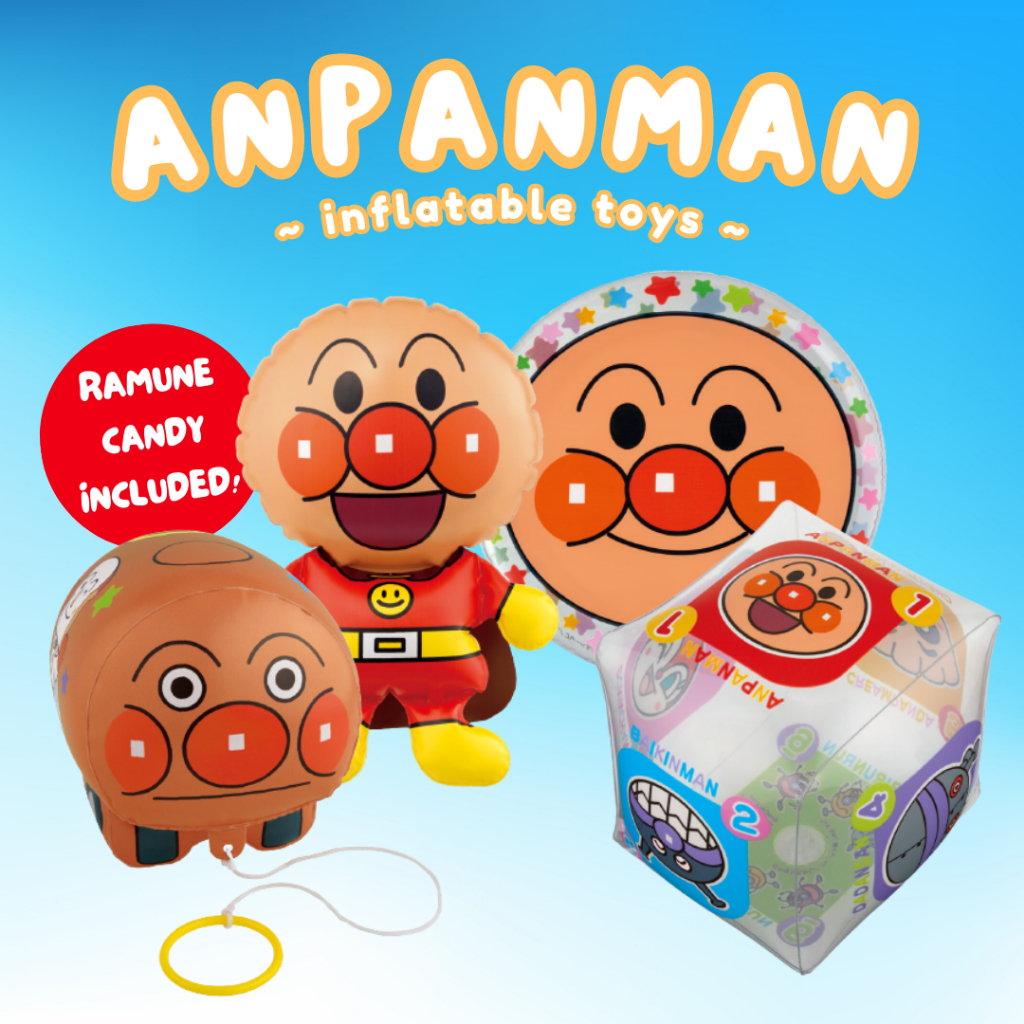 Ramune Candy ภายในของเล่นเป่าลม Anpanman