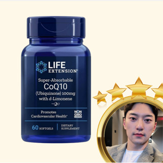 Life Extension ซอฟเจล ดูดซับน้ําได้ดี CoQ10 100 มก.