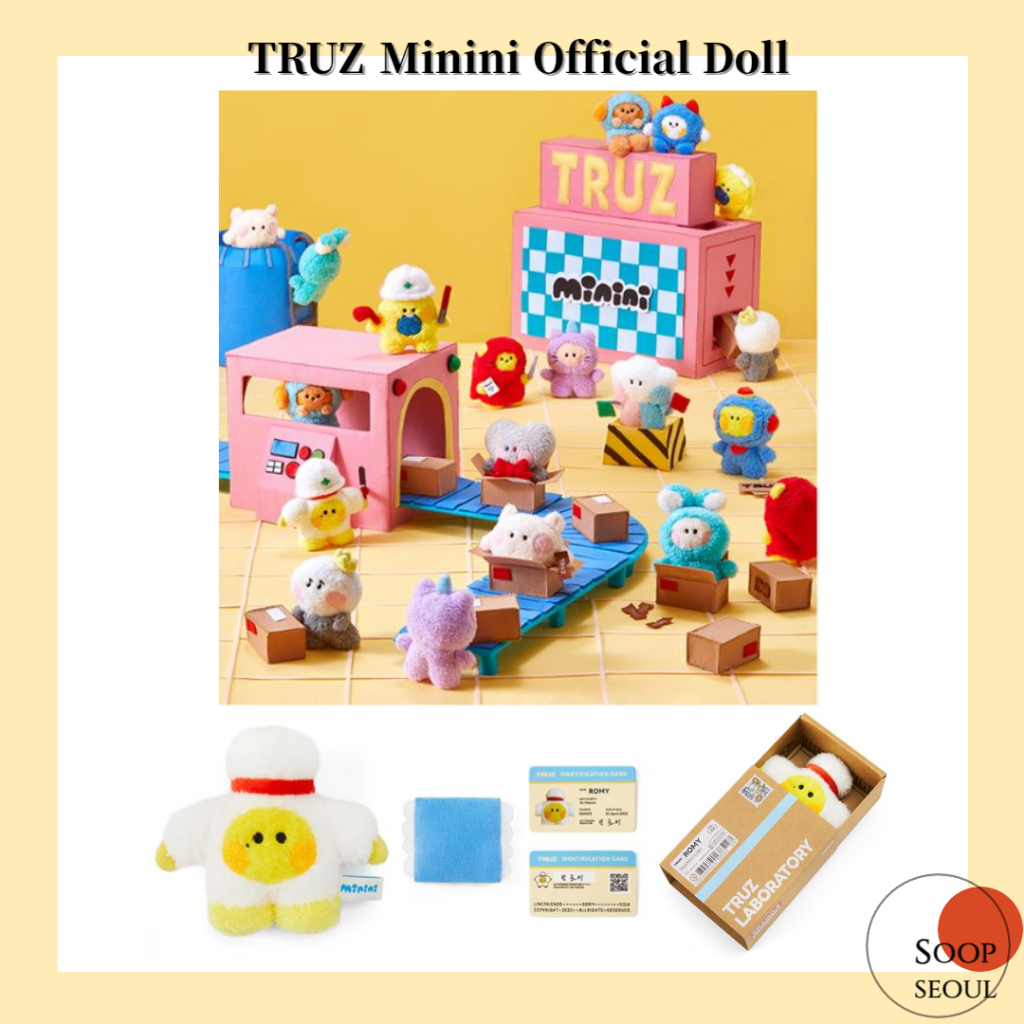 Linefriends TRUZ MININI Official MD / พร้อมหมอน ID Treasure