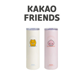 [Kakao Friends] แก้วน้ําสเตนเลส แบบบาง ขนาด 600 มล.