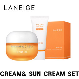 [LANEIGE] เซต RADIAN-C CREAM&amp; SUN CREAM SPF50+ PA++++