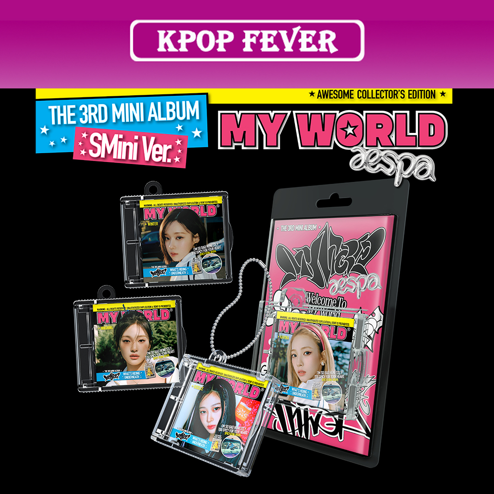 AESPA - [MY WORLD] SMINI 3rd MINI ALBUM PHOTOCARD SEALED