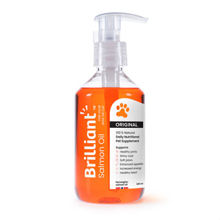 [Hofseth BioCare] Brilliant Salmon Oil 100% 300ml for Dogs &amp; Cats / น้ำมันปลา / อาหารท็อปเปอร์ / อาหารเสริม