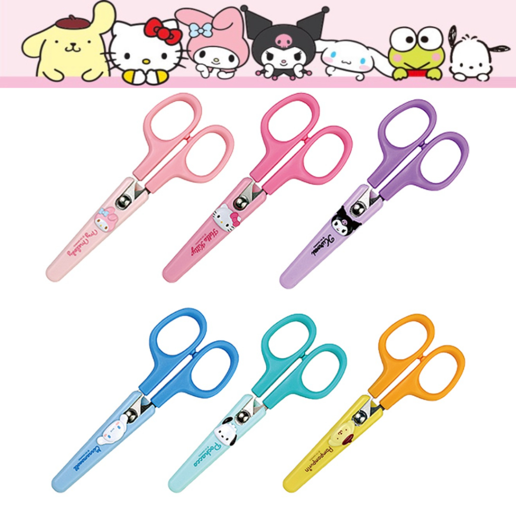 [Sanrio] กรรไกรตัดมือ เพื่อความปลอดภัย สไตล์เกาหลี คิตตี้ ชินนาม่อน คุโรมิ  มายเมโลดี้