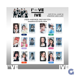 【SOUNDWAE Lucky DRAW POB】อัลบั้ม IVE - THE 1ST [IVe IVE]