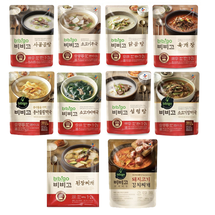 Cj BIBIGO Collection Korea Jjiage Kimchi Korea Soup Series 500 กรัม 460 กรัม