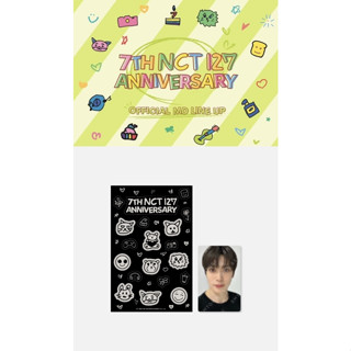 [PREORDER] NCT 127 7th Anniversary GLOW-IN-THE-DARK STICKER &amp; Photo Card Set