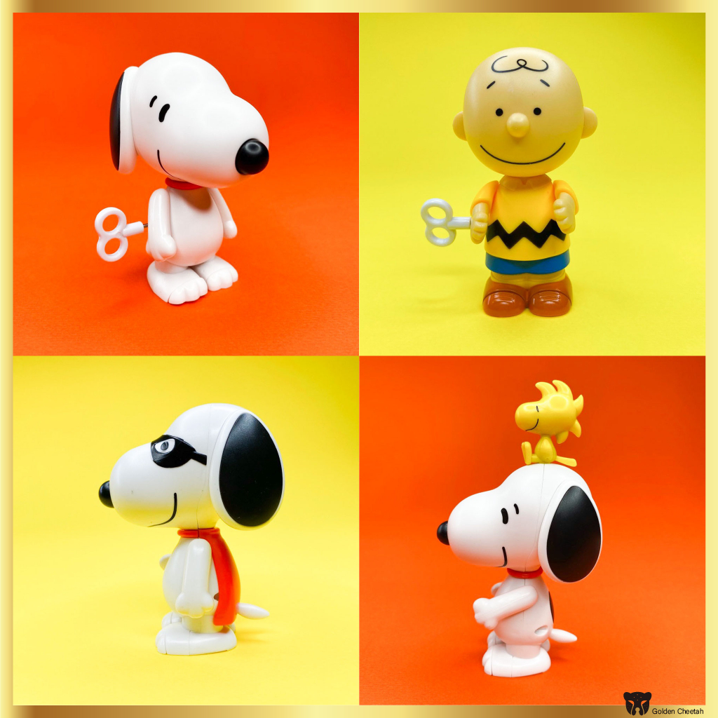 ชุดฟิกเกอร์ รูปการ์ตูน Snoopy 4 ชิ้น