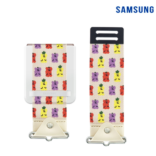 SAMSUNG S22 S22+ plus ultra Z Flip 3 4 5G เคสซิลิโคน พร้อมสายคล้อง ของแท้ ทํางานร่วมกัน อย่างเป็นทางการ โดราเอมอน muzik tiger Pokemon pikachu