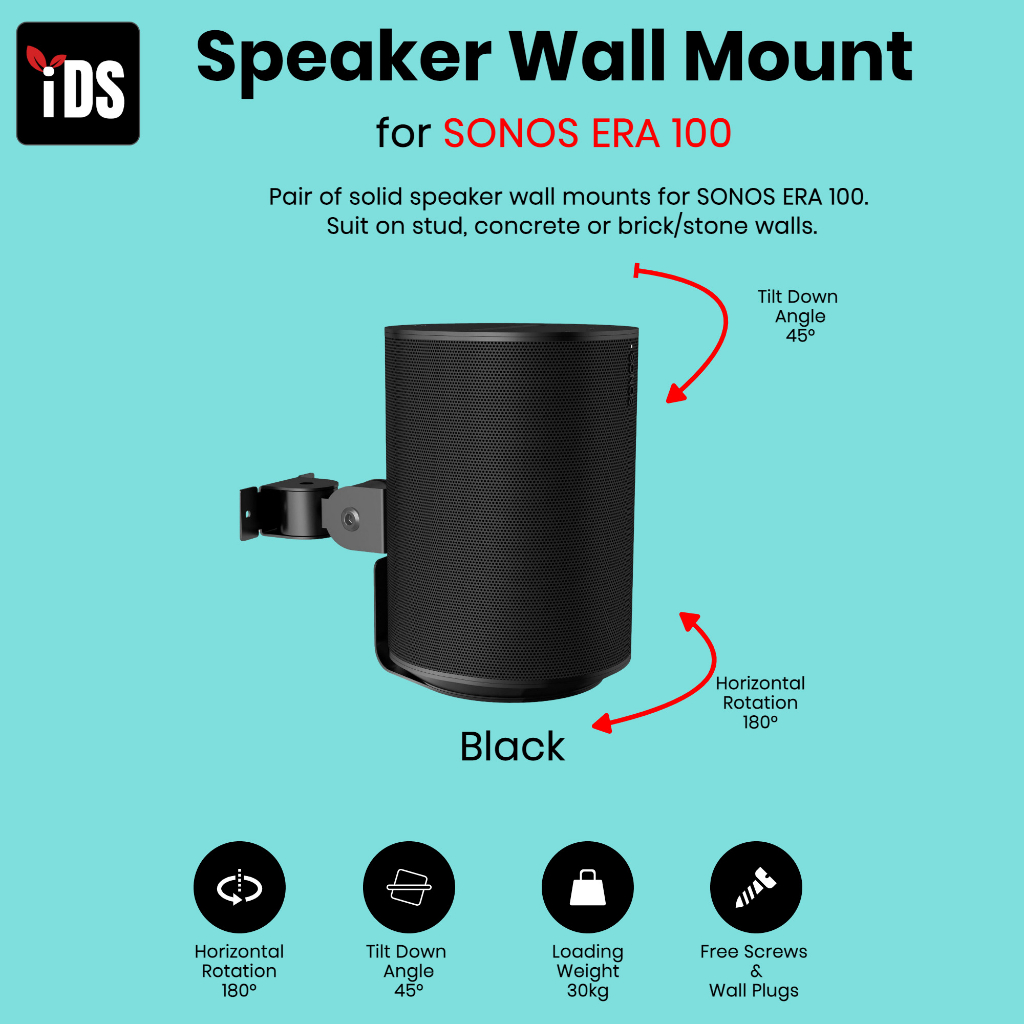 [iDS] Sonos ERA 100 ลําโพงติดผนัง Sonos Wall Bracket Holder สําหรับ Sonos ERA 100