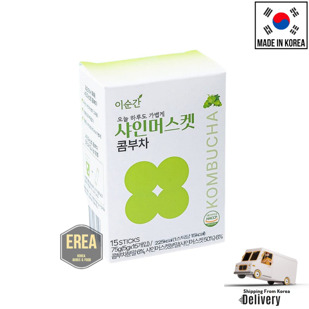 เกาหลี Sugar Free Shine Muscat Kombucha 15 แท่ง