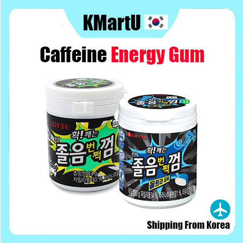 [Lotte] คาเฟอีนรวม หมากฝรั่งพลังงาน 87 กรัม สารสกัดจากกัวรานา / หมากฝรั่งขับเคลื่อน