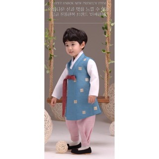 [The Ye Hanbok] ชุดเสื้อเชิ้ต กางเกง QuaeJa(Vest) สําหรับเด็กผู้ชาย 504 นิ้ว