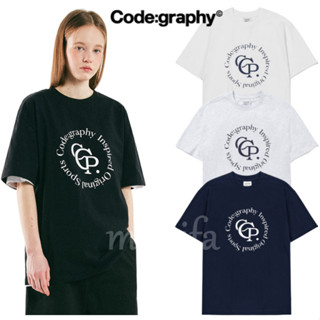 [CODEGRAPHY Cgp] เสื้อแขนสั้น คอกลม พิมพ์ลายโลโก้