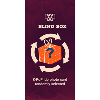 【BLINE Box POB】โฟโต้การ์ด ไอดอล K-pop เลือกแบบสุ่ม