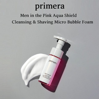 primera Men in the Pink Aqua Shield Cleansing &amp; Shaving Micro Bubble Foam(150mL)