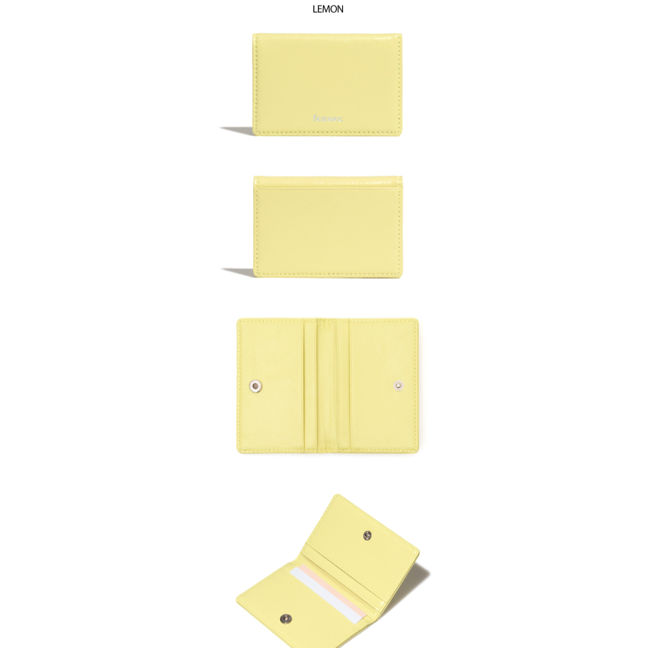 [FENNEC] 23 S/S CRINKLE SOFT CARD CASE /แท้ 100% / 5 COLORS CARD POCKET wallet / WOMEN CUTE KOREAN STYLE - รูปที่ 6