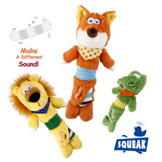 [GiGwi] Shaking Fun Plush Toy with Big Squeaker for Dogs