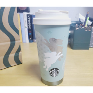 Starbucks Korea SS แก้วน้ํา ลายกระต่ายปีใหม่ 473 มล.