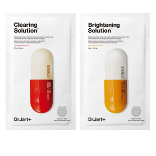 [Dr.Jart+] Dermask Microjet Sheet Mask: Clearing Solution, Microjet Brightening Solution / Pursuit of moist skin