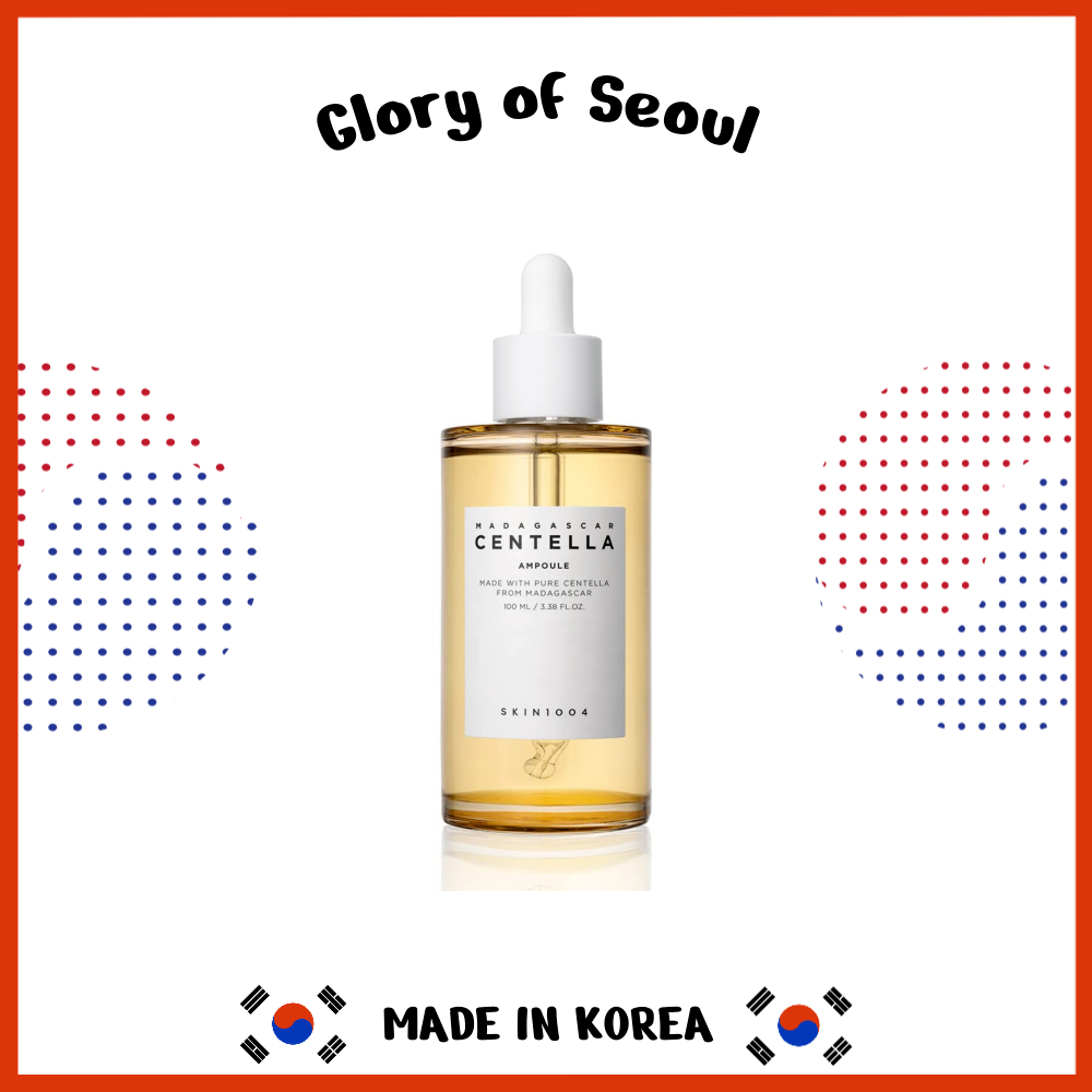 Skin1004 Madagascar Centella Asiatica Ampoule เซรั่มบํารุงผิวหน้า (55 มล., 100 มล.) | สารสกัดจากใบบัวบก 100% | ปลอบประโลมสิว ผิวบอบบาง