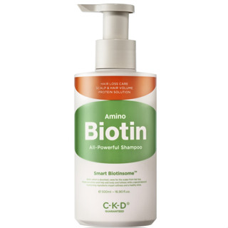 Ckd Amino Biotin All-Powerful แชมพูขจัดรังแค บรรเทาผมร่วง 500 มล. / CKD แชมพู